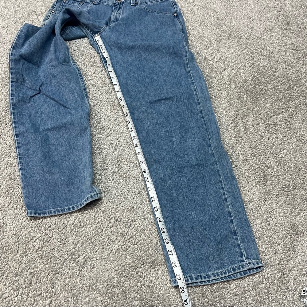 VINTAGE Levis Silvertab Jeans Womens 30x30 9 Short Blue Relaxed Loose Baggy USA - Picture 2 of 9